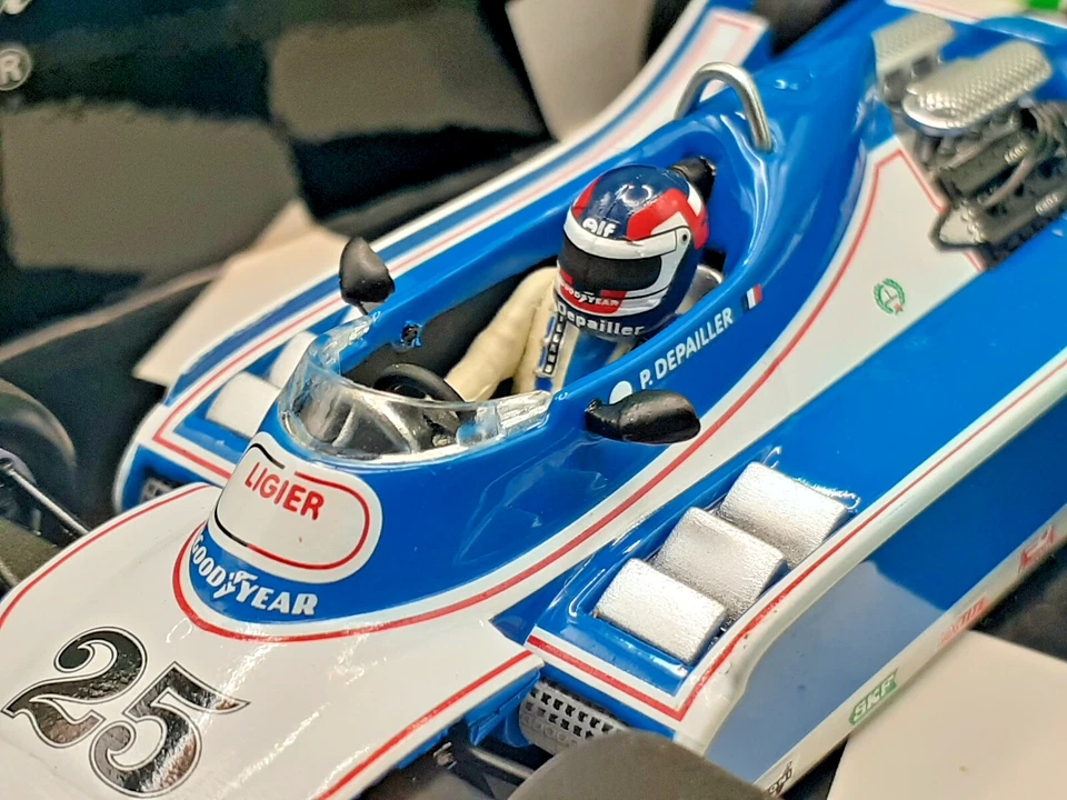 LIGIER FORD JS11 P. DEPAILLER SPANISH GP 1979 LIMITED 1728 pcs 1/43 minichamps - Immagine 3 di 4