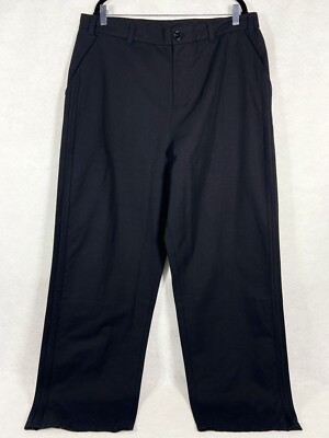 Adidas Skate Chino Mens 34x32 Black Straight Leg Skateboarding Pants NWT