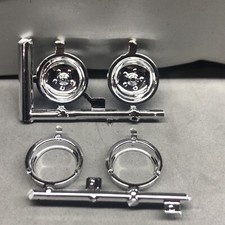 Halibrand Sprint Car Dragster Mag Wheels W Chrome Backs 125 Lbr Model Parts
