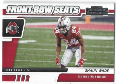 SHAUN WADE 2021 CONTENDERS DRAFT FRONT-ROW SEATS PATRIOTS OHIO STATE BUCKEYES 