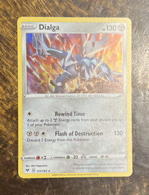 2020 POKEMON VIVID VOLTAGE DIALGA 121 HOLO - RARE | eBay