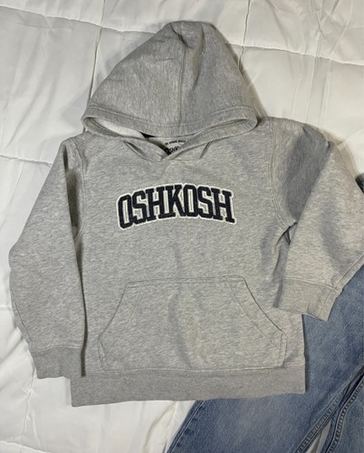 OshKosh Boys Adjustable Loose Jeans Size 7 Regular & Pullover Hoodie Size 7 - Picture 2 of 16