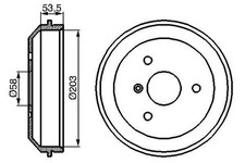 Tambour de frein Smart ROADSTER