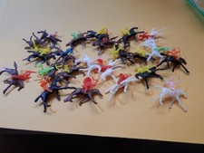 Giant Hong Kong Cowboy and indian lot of 23 figures on Horses