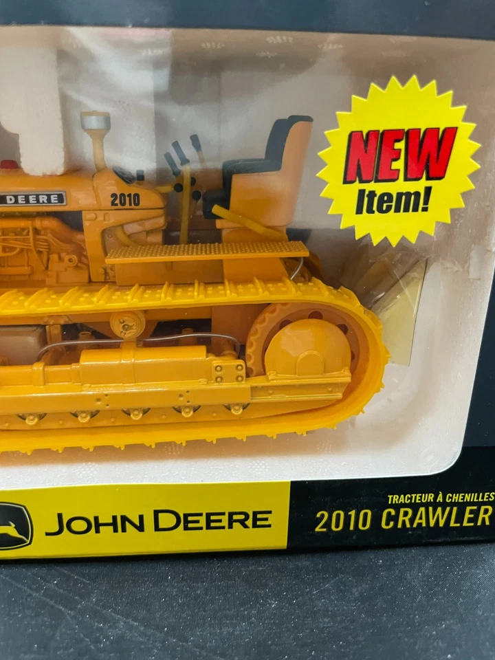 John Deere 2010 diésel amarillo sobre orugas ERTL diecast 15634 1962-1965 8 velocidades 1/16 Foto 3 de 4