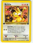 Meowth - 1st Edition - 62/82 Team Rocket - WOTC - Pokémon TCG - 2000