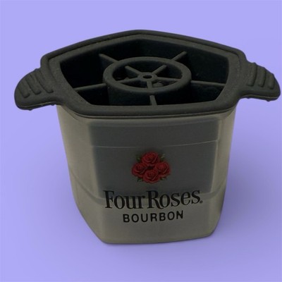 Four Roses Bourbon Rose Ice Mold | Rose Ice Cube | Whiskey Bar Accessory