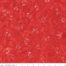 RILEY BLAKE - Expressions Batiks: Wild Blossom Sew Soft Rayon - Cherry - K30123