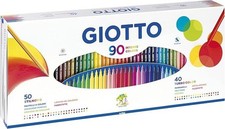 Giotto 90 Colours Special Set 50 Pastelli e 40 Pennarelli