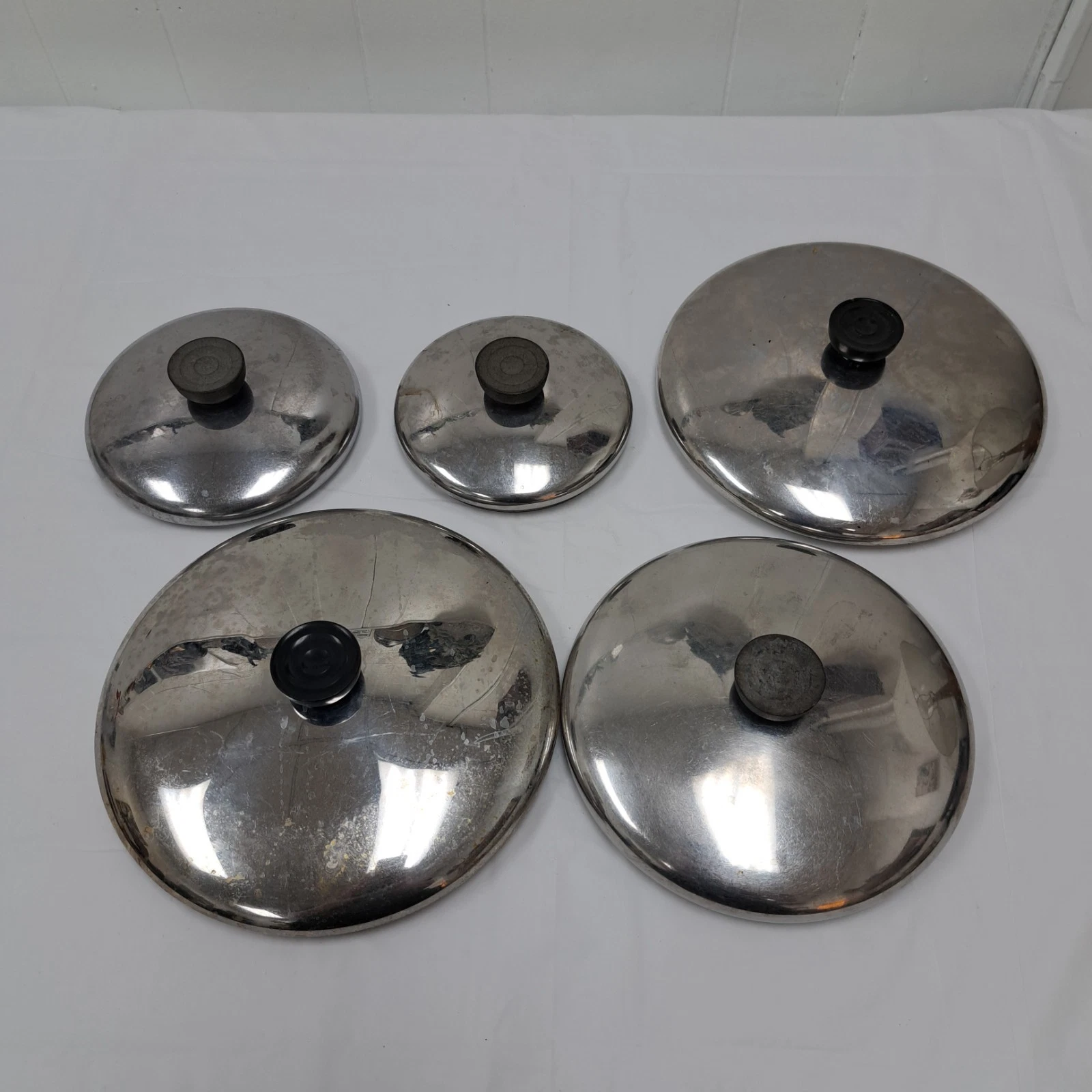 Revere Ware Stainless Set Of 5 Lids for Pots or Frying Pans
Opens in a new window or tab