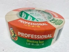 Duck: Professional Masking Tape roll 1.41in x 60.1 yd MISP NEW old stock