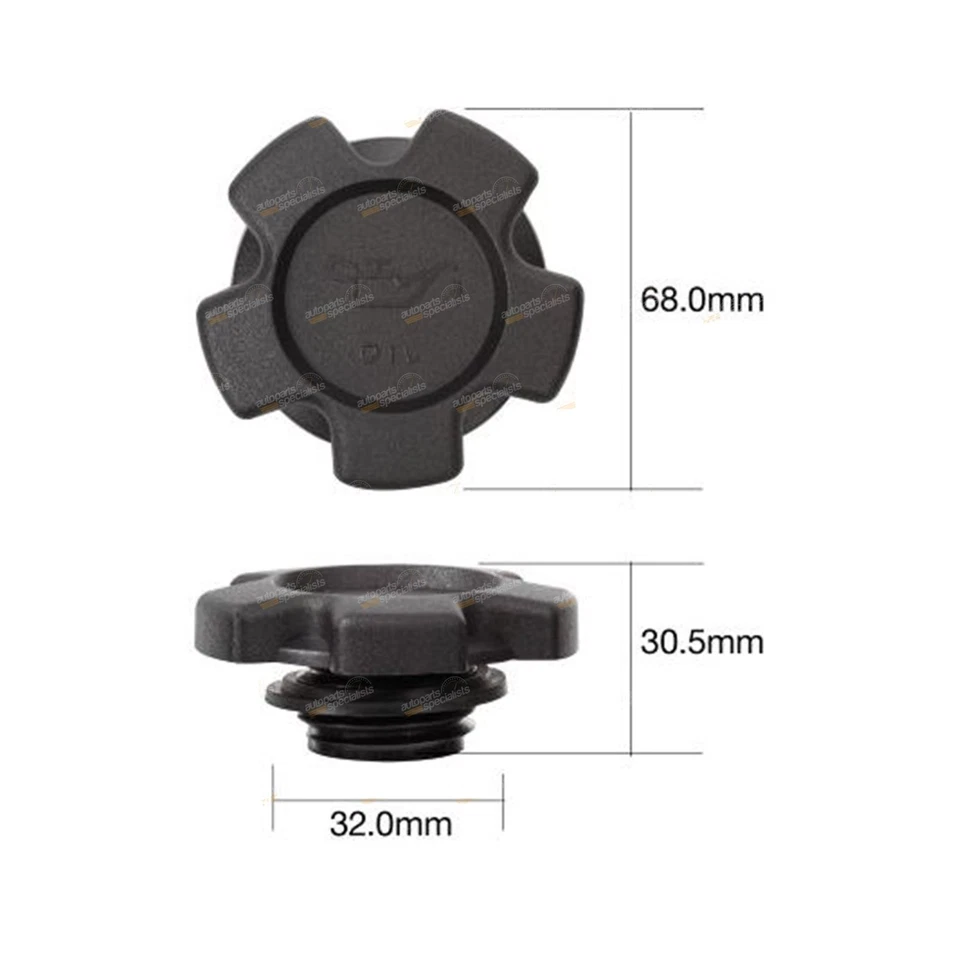 Engine Oil Filler Cap for Suzuki Jimny FJ SN413 1.3L 4cyl G13BB M13A 2000~2018 - image 3 of 3