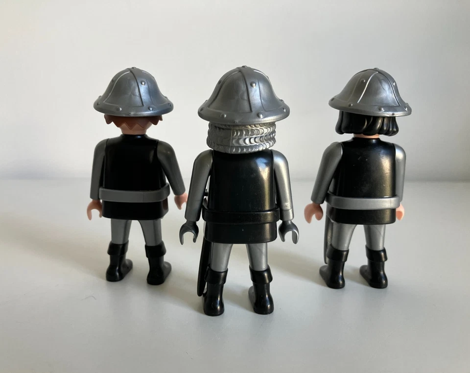 PLAYMOBIL château - Moyen âge - Chevaliers x 3 - Photo 2/2