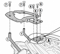 Givi SR5125 Attacco Posteriore Specifico Per Bmw G-310R '17-21
