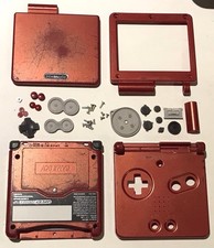 OEM Authentic Replacement Shell w/ Buttons Nintendo Game Boy Advance SP GBA Red