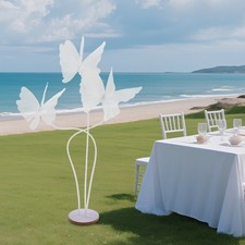 3PCS Fake Butterfly Artificial Butterfly Decoration Simulated Butterfly Ornament