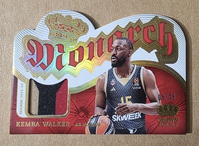 2023-24 Crown Royale Euroleague Kemba Walker Monarch Prime 05/25  Monaco MM-WAL