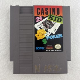 Casino Kid &ndash; NES &ndash; Complete with Box, Manual & Cartridge &ndash; 1989 Sofel &ndash; Tested