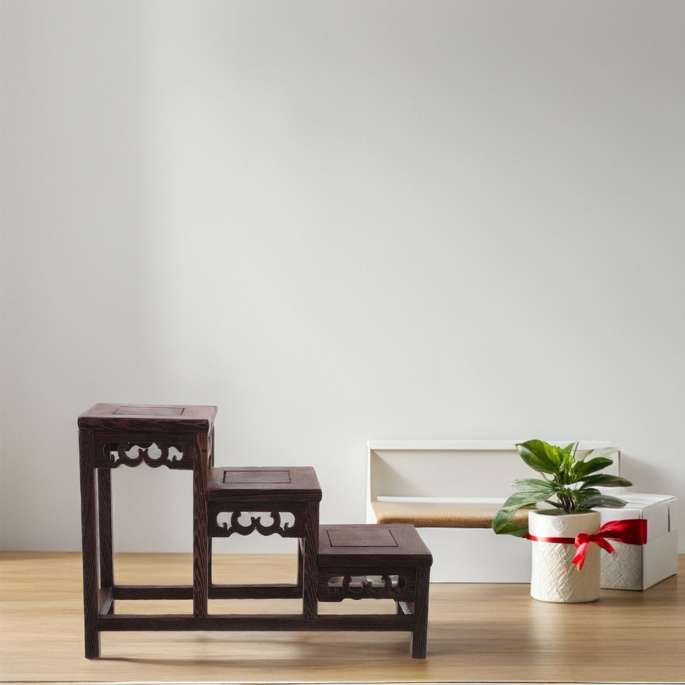 Wooden Display Riser Decorative Stand Collectable Shelf Collectible ...