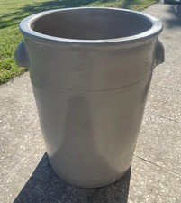 Gro&szlig;es Krautfass Grau 37cm Durchmesser H&ouml;he 50cm