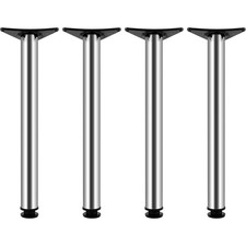Adjustable Table Legs 71-73cm, Metal Desk Legs Ø50mm Breakfast Bar Leg