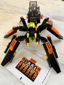 Lego 8112 Exo-Force BATTLE ARACHNOID  100% Complete w/ New Sticker Sheet