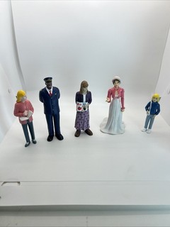 Lot of 5 Vintage Lakeshore Learning Community Block Play People Figures Teacher