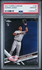 2017 TOPPS CHROME #169 AARON JUDGE ROOKIE RC PSA 10