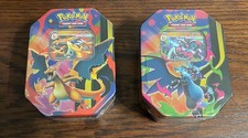 Pokemon TCG Mega Charizard X Y EX Tins Sealed SET OF 2