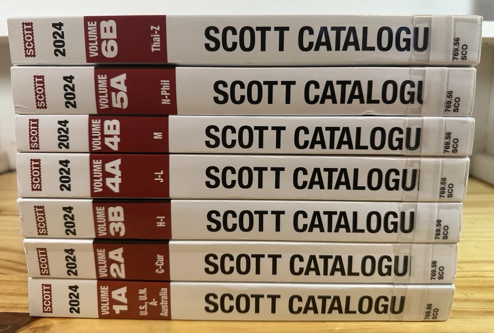 Scott Standard Postage Stamp Catalogue 2024 Vol 1-6 / 7 Total-US, UN, ex-library - Image 2 of 4