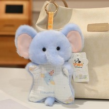 Elephant 6 Inch Stuffed Animal Plush Dolls Keychains Pendants Lanyards Keyrings