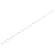 2pcs PC Rigid Round Clear Tubing 5mm ID x 6mm OD x 610mm Length Plastic Tube