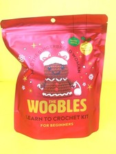 SEALED WOOBLES Beginners Crochet Kit MEG THE GINGERBREAD Christmas Holiday