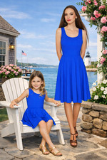 Women’s Fit and Flare Skater Dress for Weddings & Parties- Made In USA