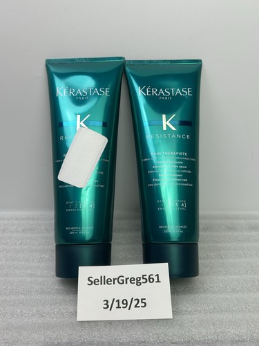 Kerastase Resistance Bain Therapiste 250ml / 8.5oz Repairing Shampoo (3-4) 2CT