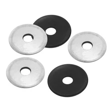 50Pcs M10x38mm Galvanized EPDM Bonded Sealing Neoprene Rubber Washers Gasket