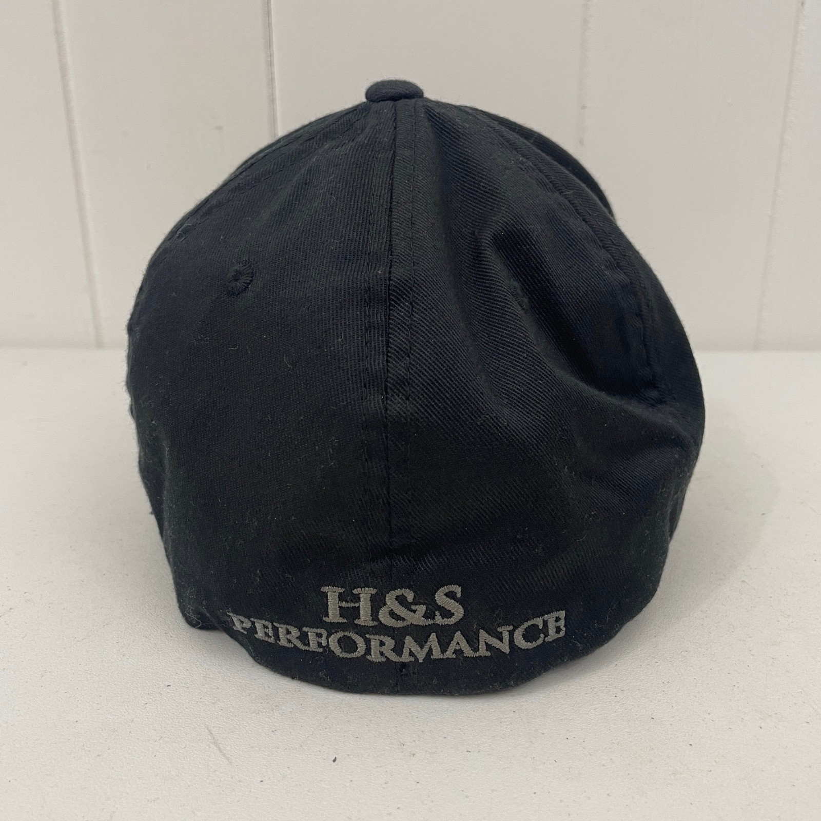 H&S Performance Black Flexfit Hat/Cap Shield Logo Mens L/XL Diesel Performance thumbnail 4