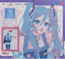 Wallhack SP-005 Miku OS Glass Mousepad