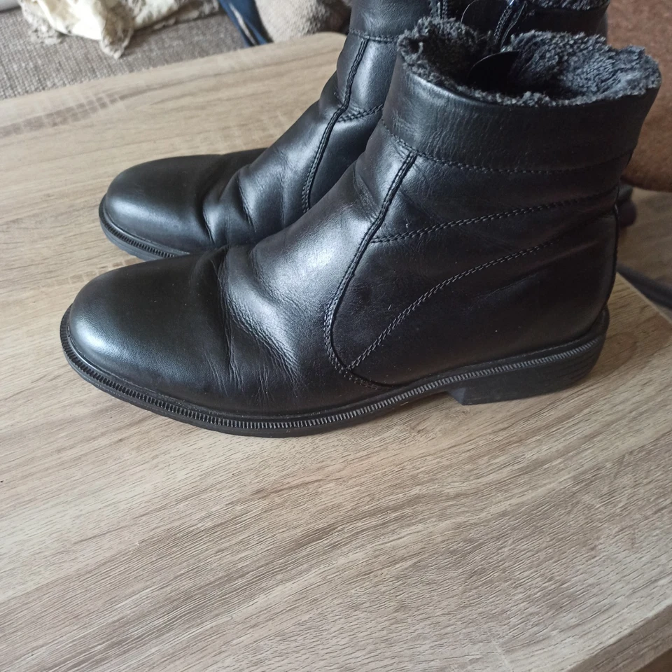 Herren Stiefeletten Schwarz Leder 41 Hush Puppies - Bild 2 von 4