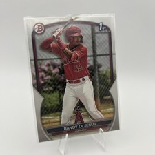 Randy de Jesus 1st Rookie Card RC 2023 Bowman Prospects BP-19 Los Angeles Angels