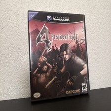 Resident Evil 4 Nintendo GameCube Complete CIB W/ Manual and 2 Discs TESTED WORK