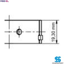 CONNECTING ROD BEARING SET 77272620 FOR 17D/DR 1.7L S18NV C18NE/18NZ 18E 1.8L