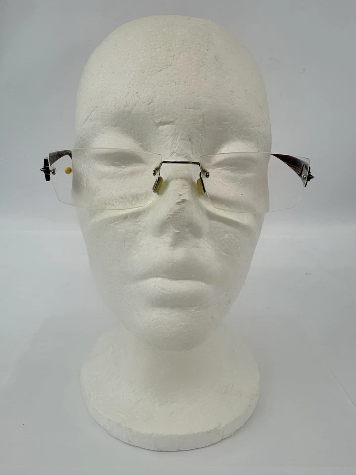 Marco de gafas de titanio Lindberg Spirit 135 mm Col. K32 raya roja vino de colección con Rx Foto 2 de 4