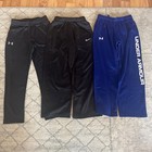Lot 3 Boys Youth Large Nike Under Armour Athletic Pants Size Joggers Sweatpants