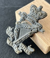 Royal Irish Rifles Cap Badge Victorian Pattern Quis Separabit Royal Irish Rifles