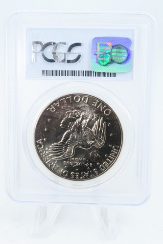 1973-D PCGS MS66 Eisenhower Ike Dollar Business Strike - Picture 2 of 2