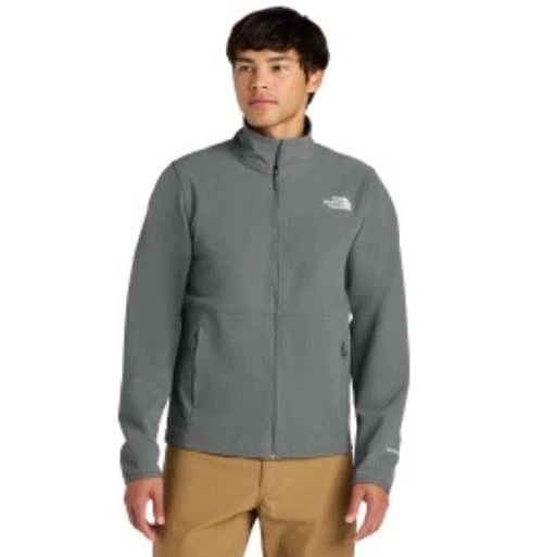 The North Face Men's XL Softshell Full Zip Jacket Smoked Pearl Gray