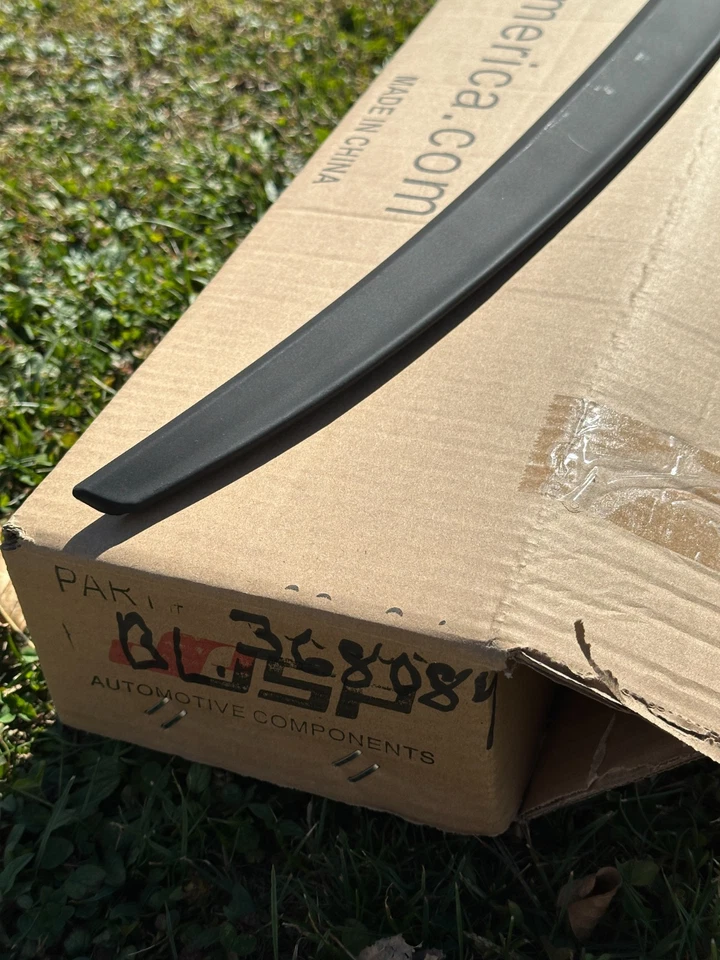 NUEVO JSP 2014-20 Audi A3 S3 RS3 Sedán OE Alerón Trasero Alerón Labio Imprimación Negro Foto 2 de 4