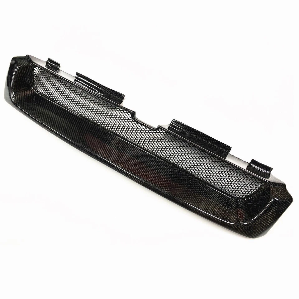 For Subaru Legacy Outback 1995-1999 Front Bumper Mesh Grill Grille Carbon Fiber — 第 3/4 张图片