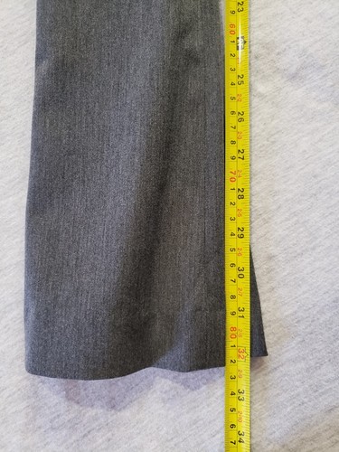 Vintage Y2K Express Editor Size 10R Gray Mid Rise Dress Pants - Picture 10 of 10